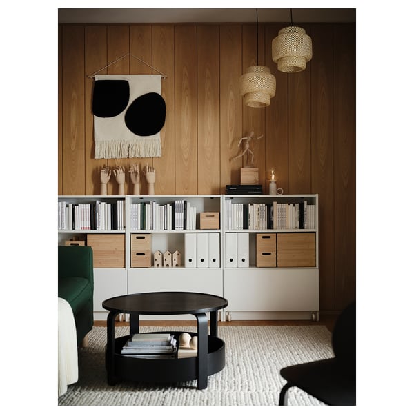 BILLY - BILLY Drawer, white/with castors, 80x28x43 cm