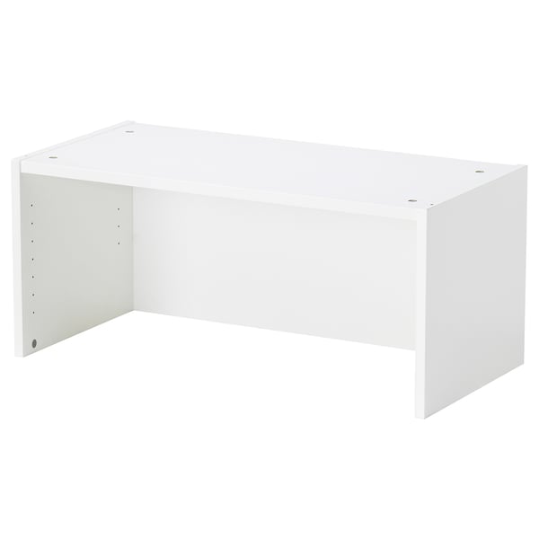 BILLY height extension unit, white, 80x39x35 cm