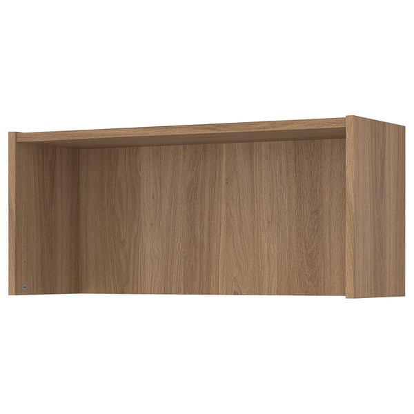 BILLY height extension unit, oak effect, 80x28x35 cm
