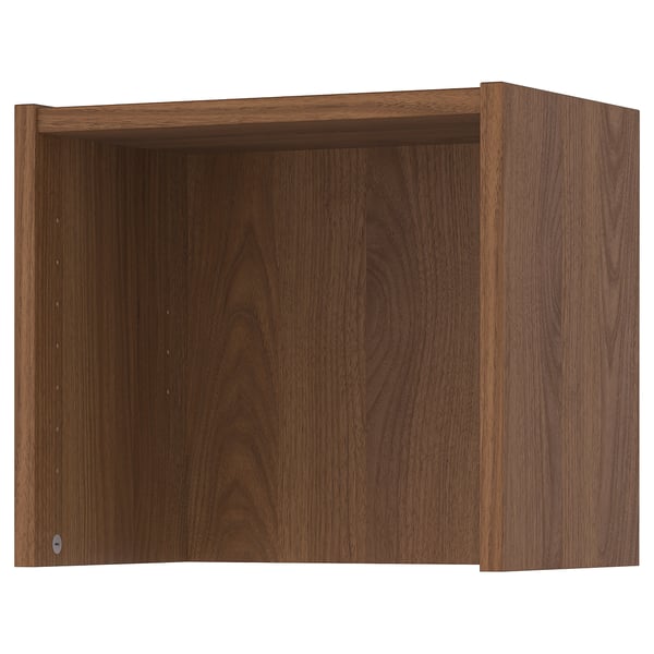 BILLY - BILLY Height extension unit, brown walnut effect, 40x28x35 cm
