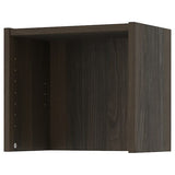 BILLY height extension unit, dark brown oak effect, 40x28x35 cm