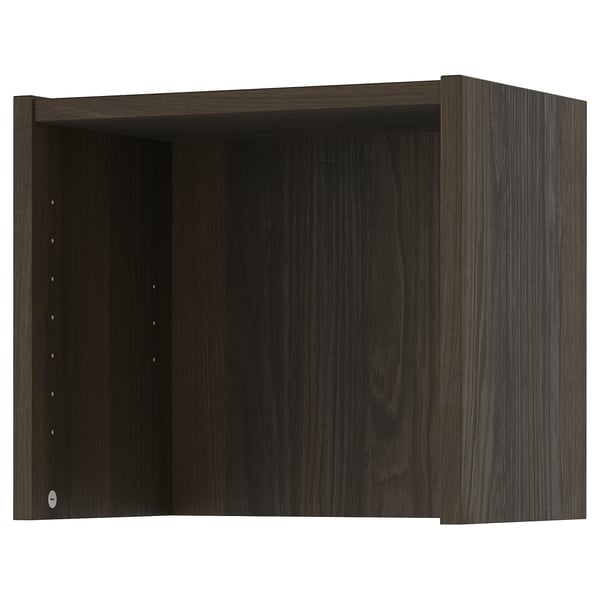 BILLY height extension unit, dark brown oak effect, 40x28x35 cm