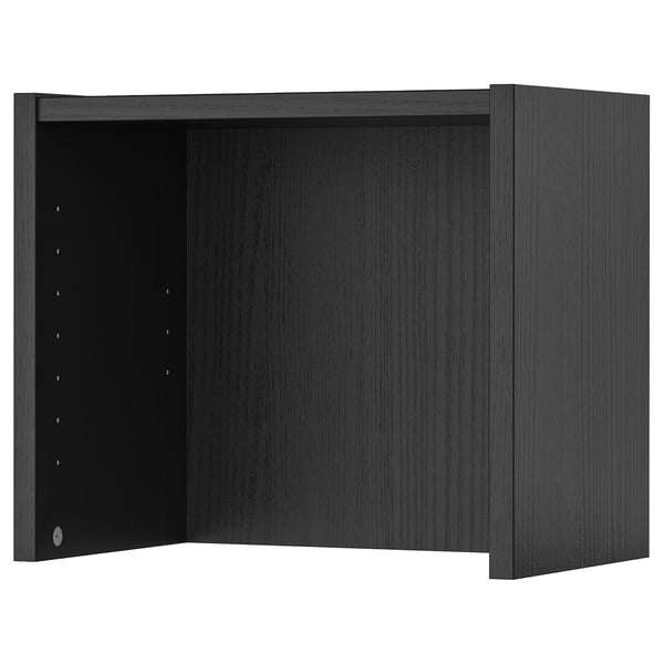 BILLY height extension unit, black oak effect, 40x28x35 cm