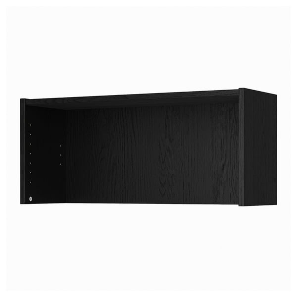 BILLY height extension unit, black oak effect, 80x28x35 cm