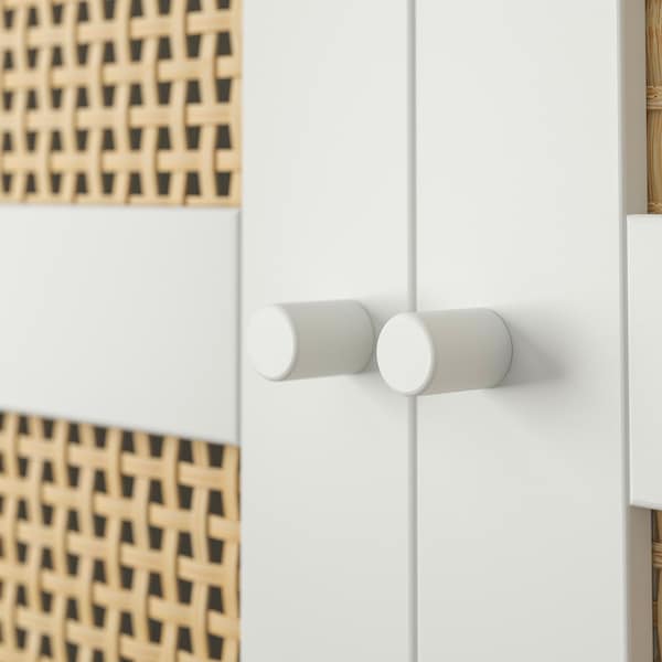 Ikea BILLY / HÖGADAL - Bookcase with doors, white, 80x30x202 cm