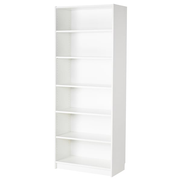 BILLY bookcase, white, 80x39x202 cm