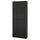 BILLY - BILLY Bookcase with doors, black oak effect, 80x30x202 cm