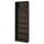 BILLY - Bookcase with top element, dark brown oak effect,80x28x237 cm