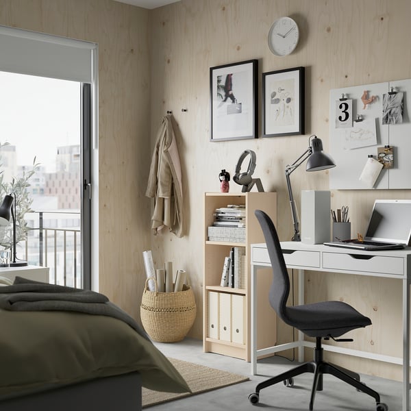 BILLY bookcase, birch effect, 40x28x106 cm