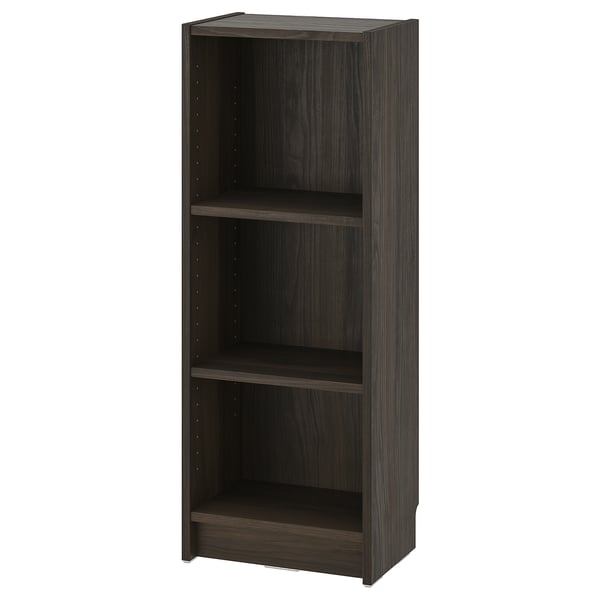 BILLY bookcase, dark brown oak effect, 40x28x106 cm
