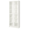 BILLY / OXBERG bookcase, white, 80x30x202 cm