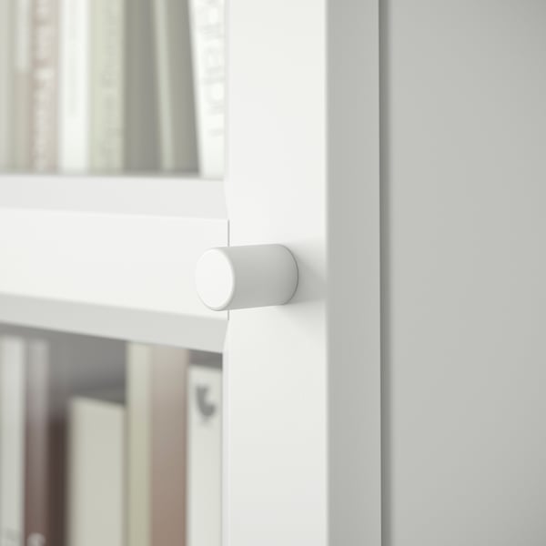 BILLY / OXBERG - BILLY / OXBERG Bookcase with glass door, white/glass, 40x30x237 cm