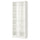 BILLY / OXBERG bookcase with glass-doors, white/glass, 80x41x202 cm