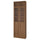 BILLY / OXBERG - BILLY / OXBERG Bookcase with glass doors, brown walnut effect/clear glass, 80x30x237 cm