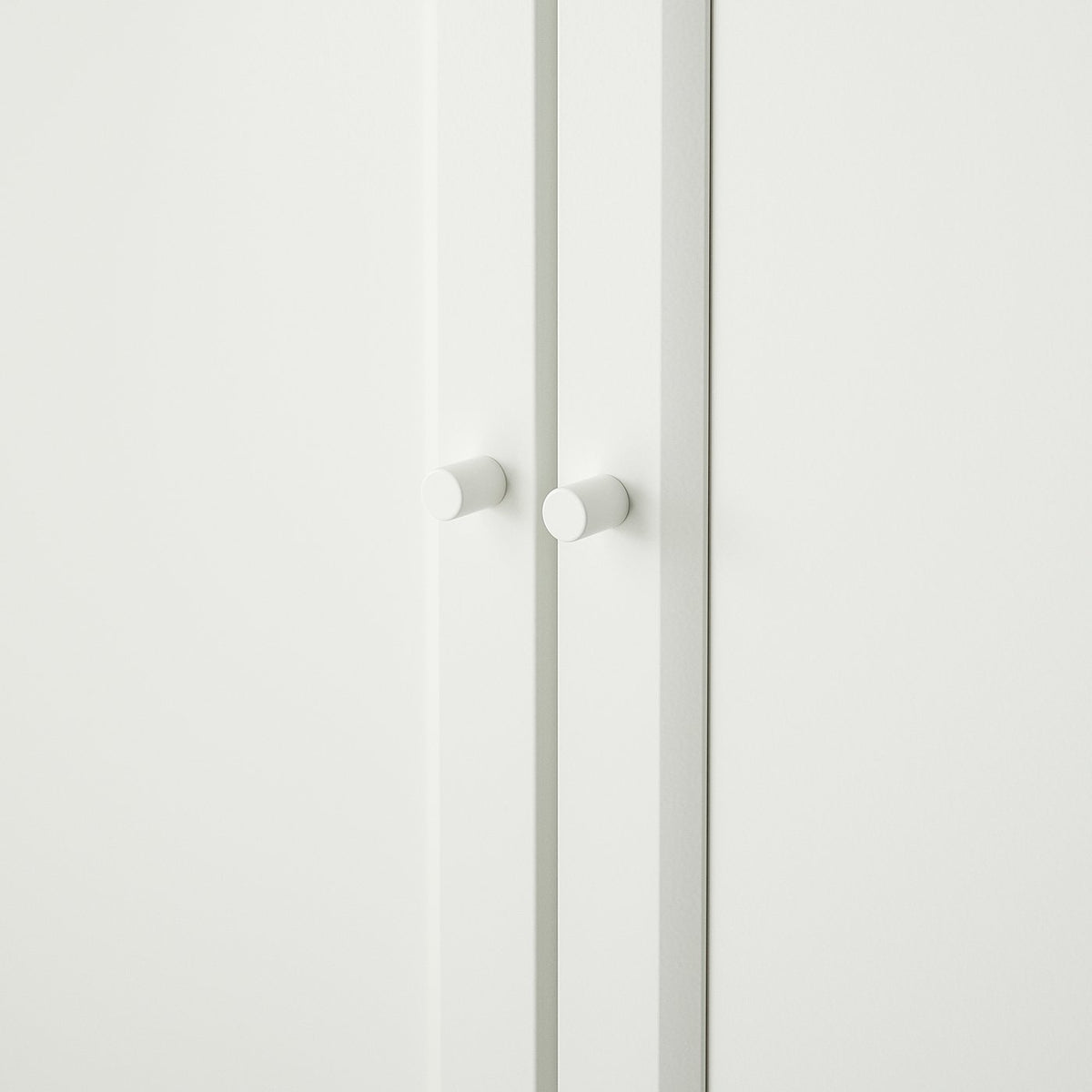 BILLY / OXBERG bookcase with doors, white, 80x30x106 cm