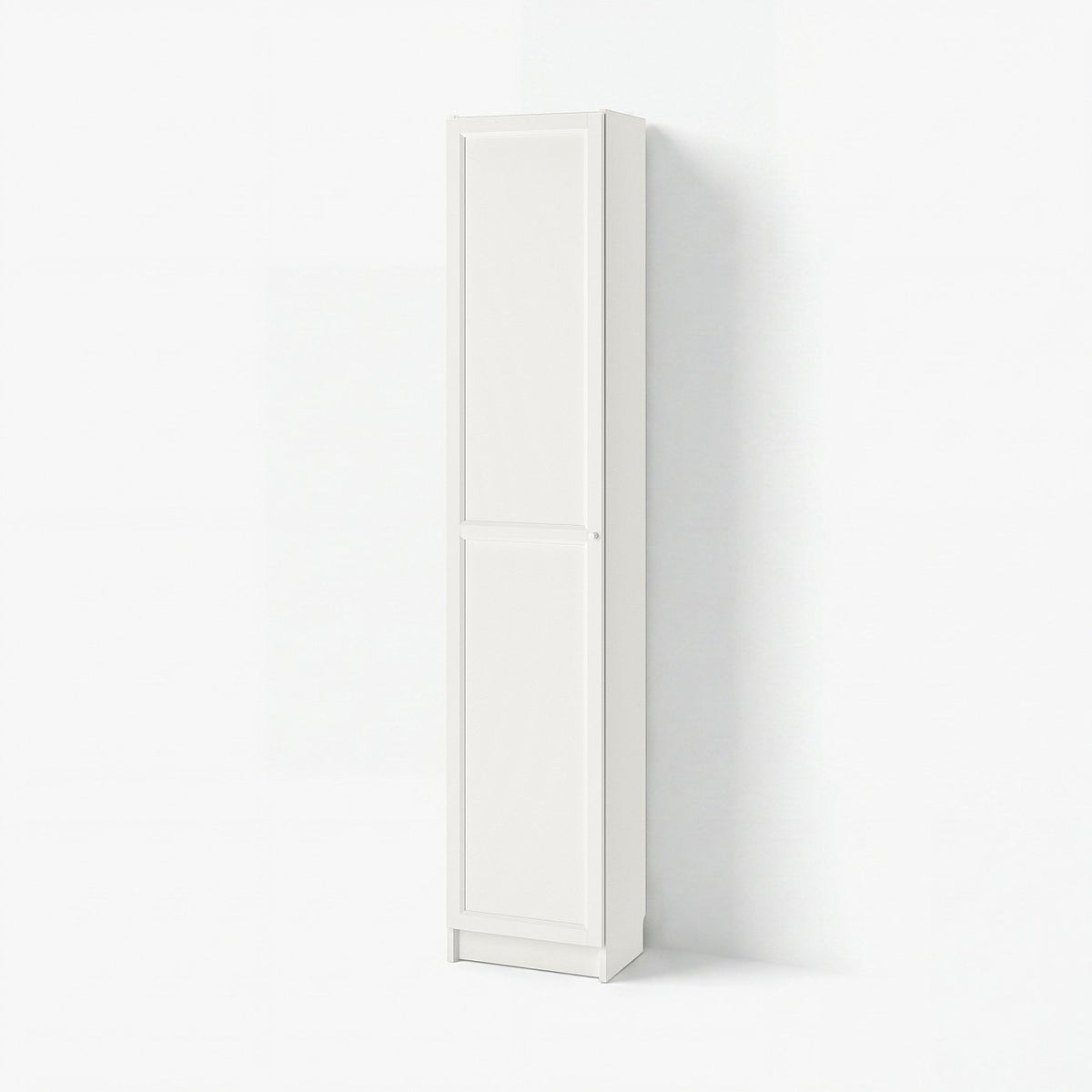 BILLY / OXBERG bookcase with doors, white, 40x41x202 cm