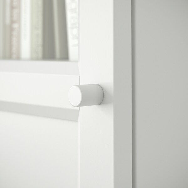 Ikea BILLY / OXBERG - Bookcase with panel/glass door, white/glass, 40x30x202 cm