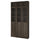 BILLY / OXBERG - Bookcase/el top/panel/glass front