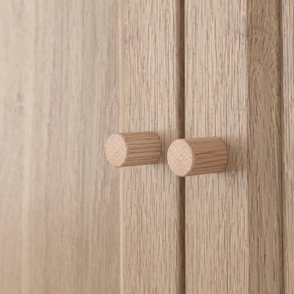 Ikea BILLY / OXBERG - Bookcase w height extension ut/drs, oak effect, 160x30x237 cm