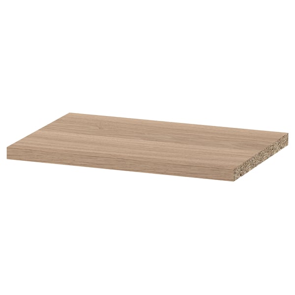 BILLY shelf, oak effect, 36x26 cm