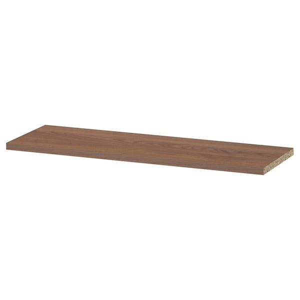 Ikea BILLY - Shelf, brown walnut effect, 76x26 cm