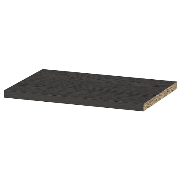 BILLY - BILLY Shelf, black oak effect, 36x26 cm