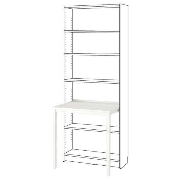BILLY - BILLY Desk, white, 76x60 cm