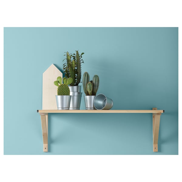 BINTJE plant pot, galvanised, 9 cm