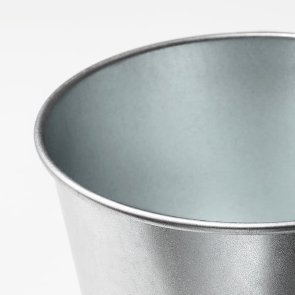 BINTJE plant pot, galvanised, 9 cm