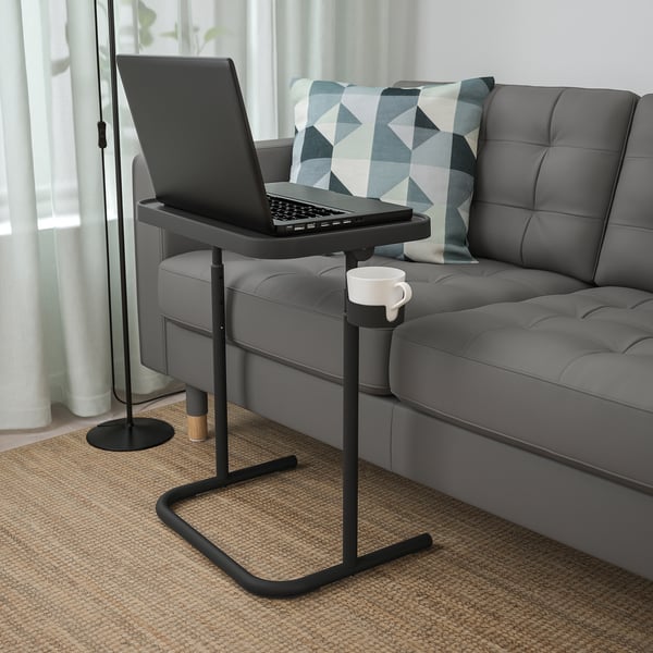 BJÖRKÅSEN laptop stand, anthracite, 46x70x35 cm