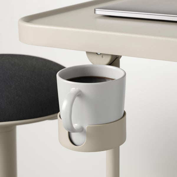 BJÖRKÅSEN laptop stand, beige, 46x65x35 cm