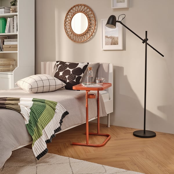 BJÖRKÅSEN laptop stand, brown-orange, 46x60x35 cm