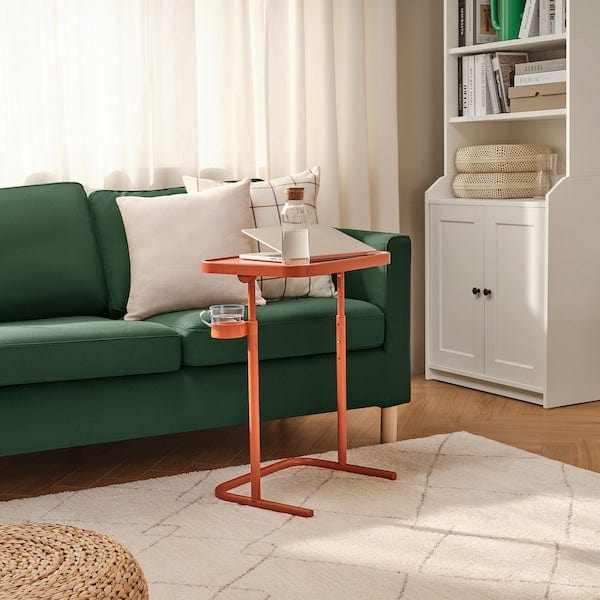 Ikea BJÖRKÅSEN - Laptop stand, brown-orange