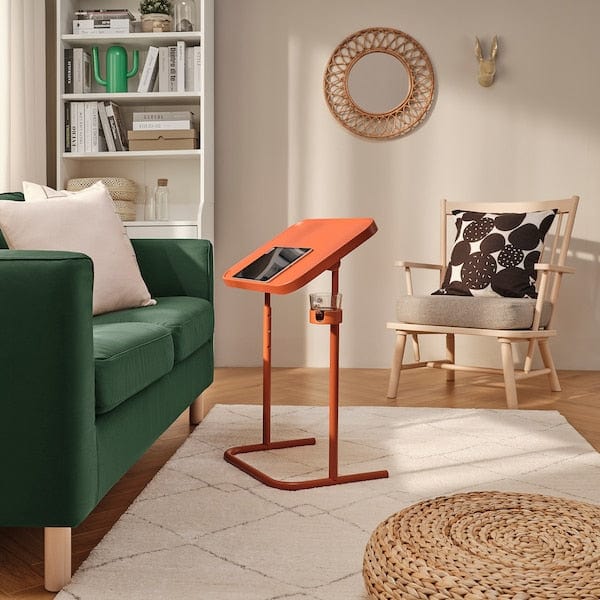 Ikea BJÖRKÅSEN - Laptop stand, brown-orange
