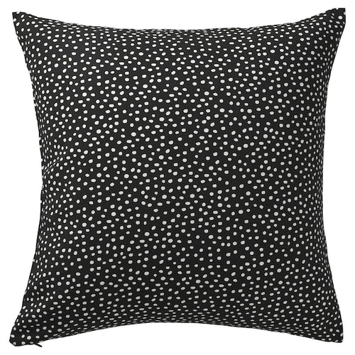 BJÖRKGRÅMAL - Cushion cover, black/white, 50x50 cm