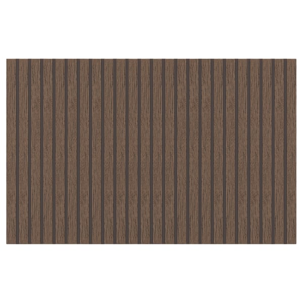 BJÖRKÖVIKEN - BJÖRKÖVIKEN Door/drawer front, brown stained oak veneer, 60x38 cm