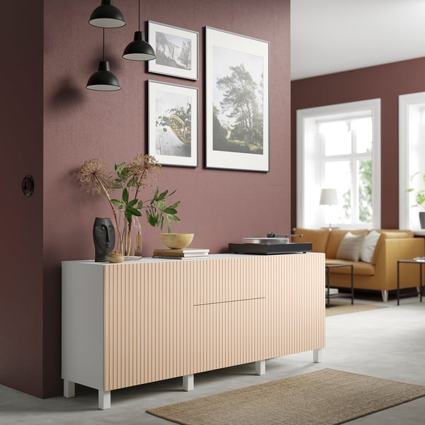 BJÖRKÖVIKEN - BJÖRKÖVIKEN Drawer front, birch veneer, 60x26 cm