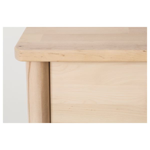 BJÖRKSNÄS chest of 5 drawers, birch, 90x47x90 cm