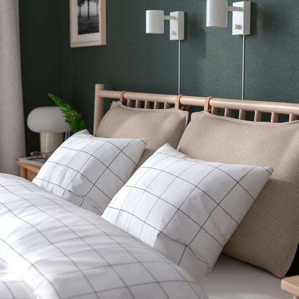 Ikea BJÖRKSNÄS - Bed frame, birch/ birch veneer/Lindbåden, 140x200 cm