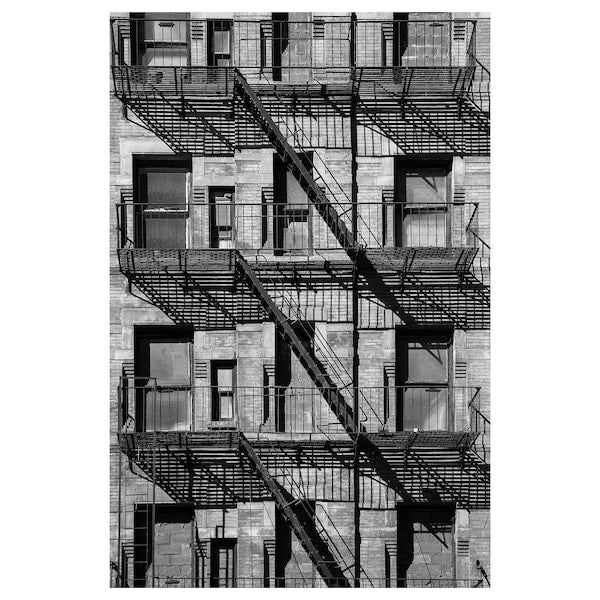 BJÖRKSTA - Canvas, balconies, 78x118 cm