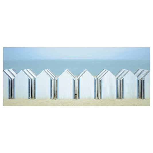 Ikea BJÖRKSTA - Canvas, beach cabins, 140x56 cm