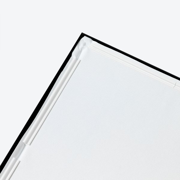 BJÖRKSTA picture with frame, the planet Earth/black, 118x78 cm