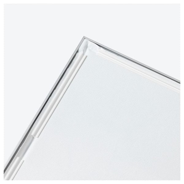 Ikea BJÖRKSTA - Picture with frame, Mona Lisa/aluminium-colour, 78x118 cm