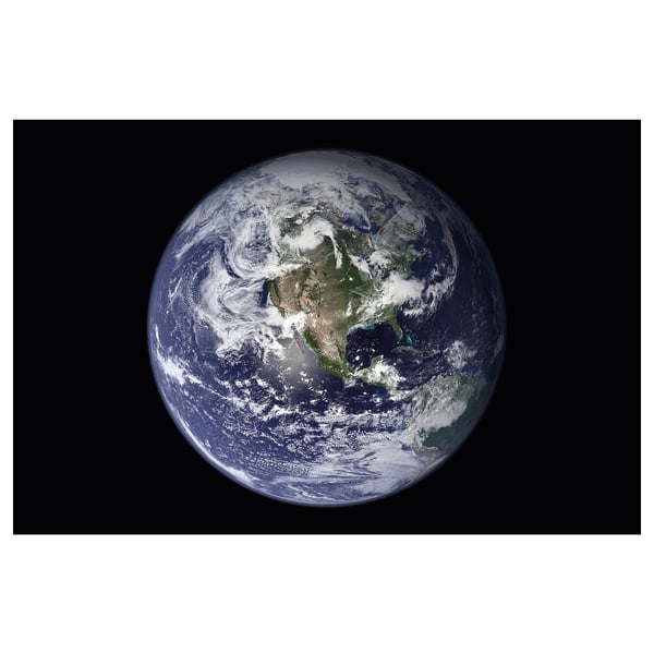 BJÖRKSTA - BJÖRKSTA Picture, the planet Earth, 118x78 cm