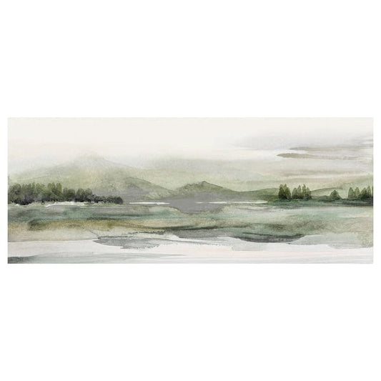 Ikea BJÖRKSTA - Canvas, verdant nature, 140x56 cm