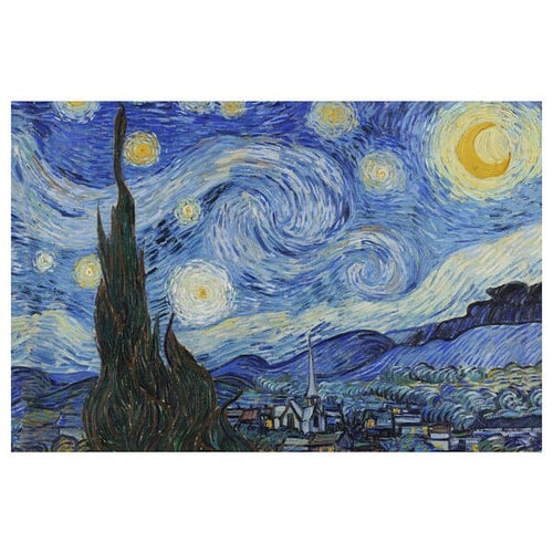 BJÖRKSTA picture, Starry Night, 118x78 cm