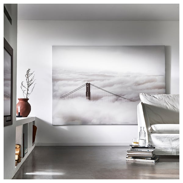 BJÖRKSTA picture, bridge and clouds