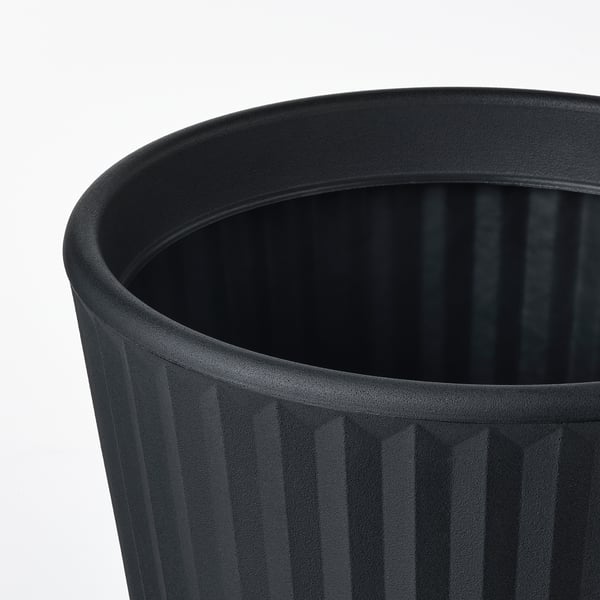 BJÖRNBAMBU - BJÖRNBAMBU Plant pot, in/outdoor dark grey, 32 cm