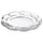 BLADFÅGEL candle dish, clear glass, 11 cm