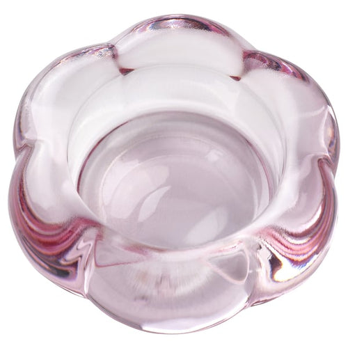 BLADFÅGEL tealight holder, pink, 3 cm